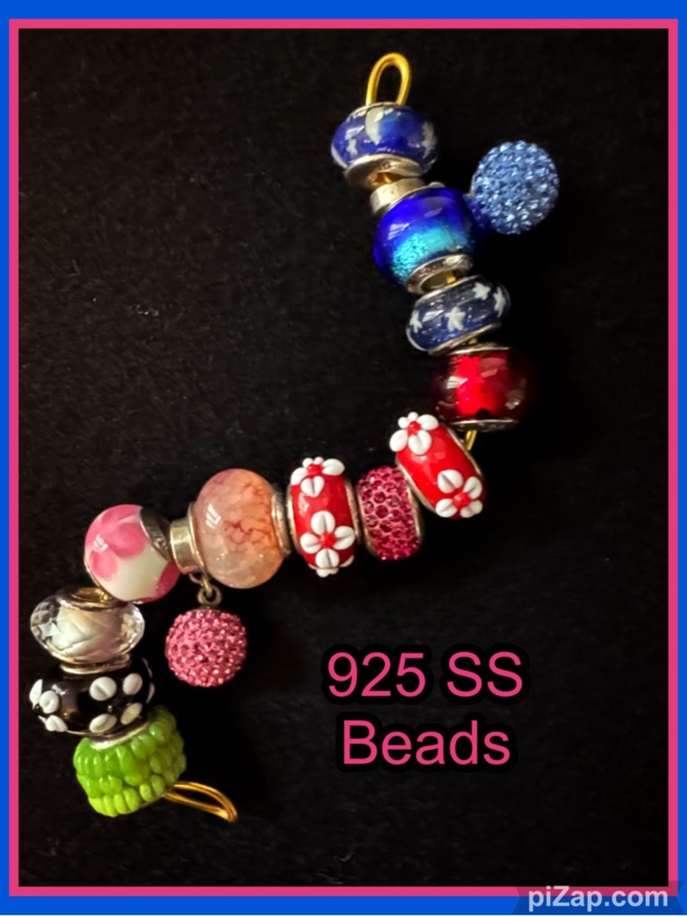 🌹Colorful Glass European Charms & Beads ~SS925